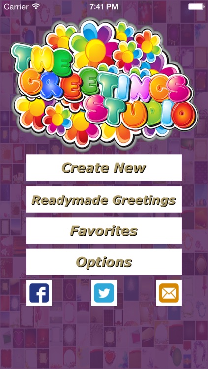 The Greetings Studio- Creative Greeting Cards Making App