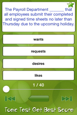 Toeic Test - Prepare to get the highest score for Test of English for International Communication screenshot 3