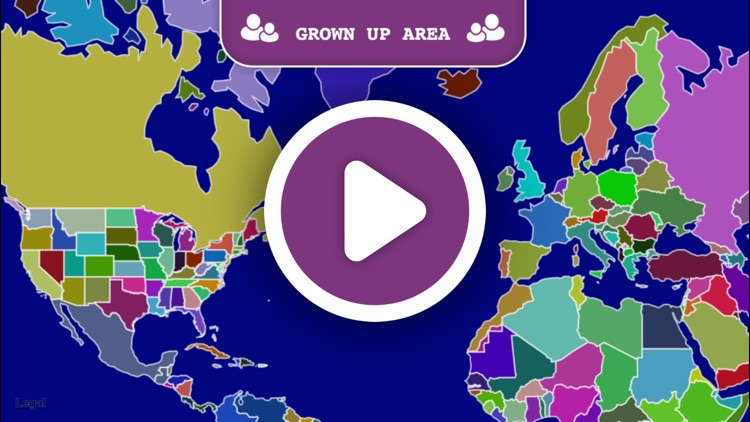 Geography Duel - Two Player Split Screen World Trivia Game for Kids and Adults