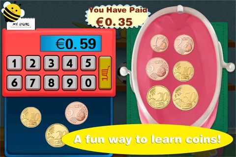 My Store - EURO coins (€) learning game for kids screenshot 3