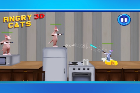 Angry Cats 3D screenshot 4