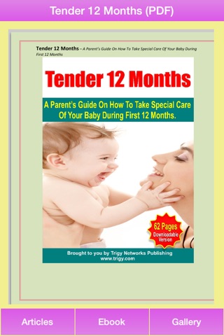 Pregnancy Mom - A Guide To Take Special Care Your Baby First 12 Months After Pregnancy! screenshot 3
