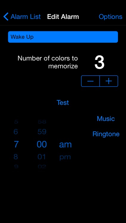 Memory Alarm Clock - Black Edition screenshot-3