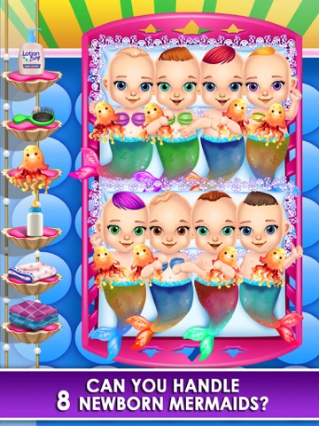 Screenshot #4 pour Mommy's Octuplets Newborn Babies - My Mermaid Baby Salon Doctor Game!