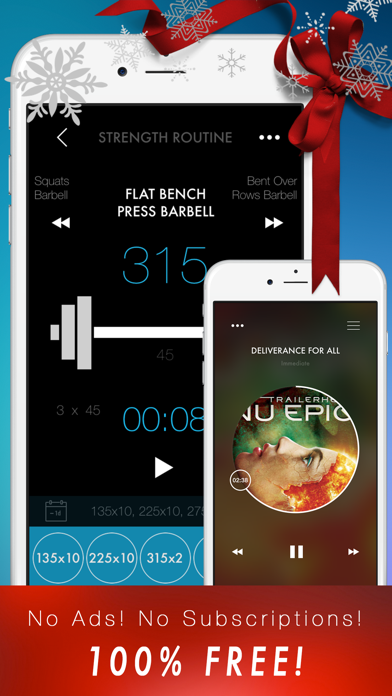 Screenshot #2 pour Fititude - Cardio, Workout, Exercise tracker and full log with music player for fitness and training