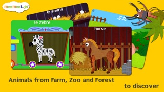 Screenshot #1 pour Les Animaux du Zoo, a La Ferme pour Bébé et Enfants - Coucou, Dessins et Puzzles