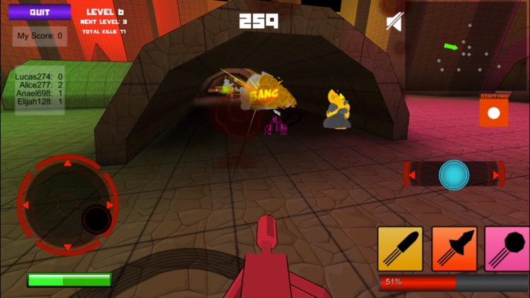 Pixel Tank 3D - Multiplayer Shooter screenshot-0