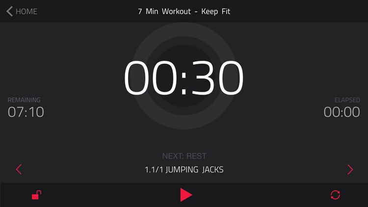 Exact Fitness Timer: Reach Strength, Health and Bodyweight Goals with HiiT Interval Training and Stopwatch.