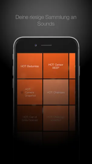Screenshot von Sownds auf dem iPhone 1