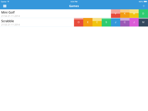Screenshot #4 pour iSaveScore - Save your games scores for future play