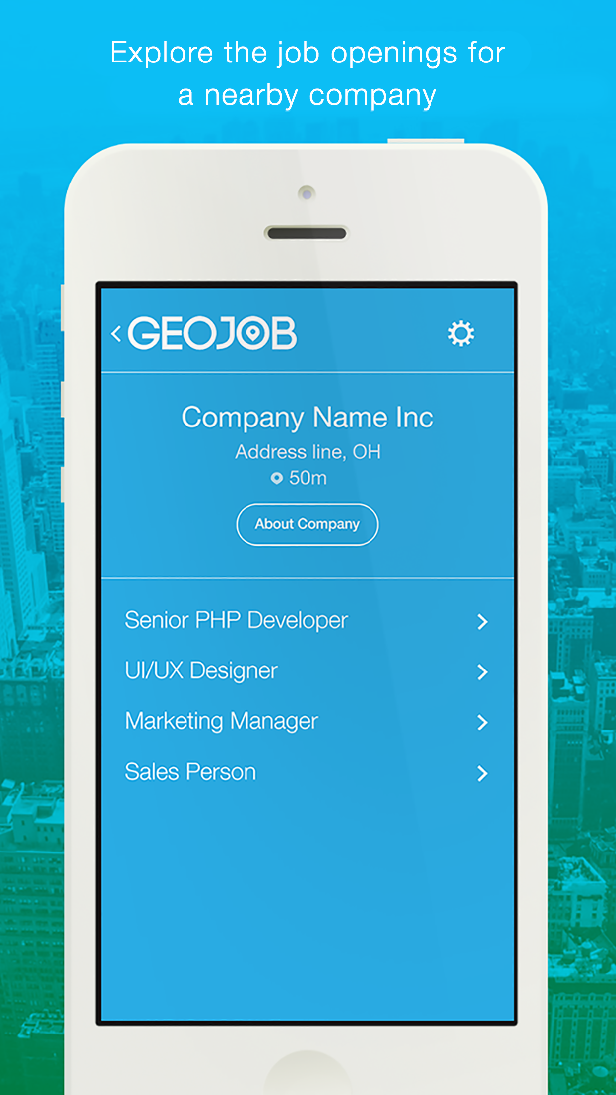 GeoJob - Find job openings around you