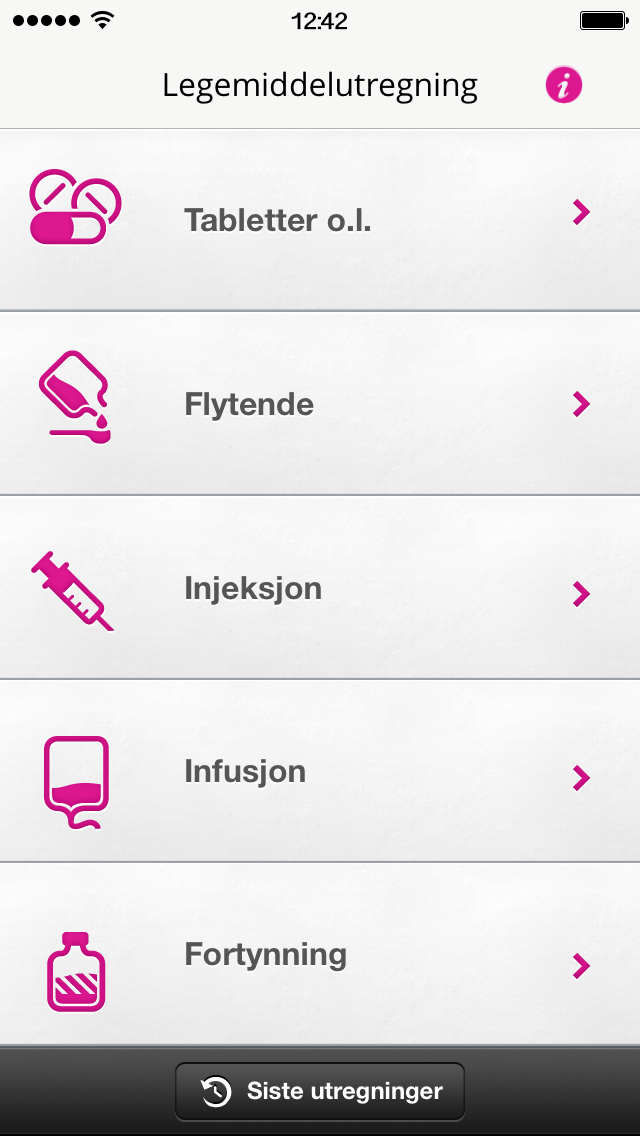 Screenshot #1 pour Legemiddelutregning