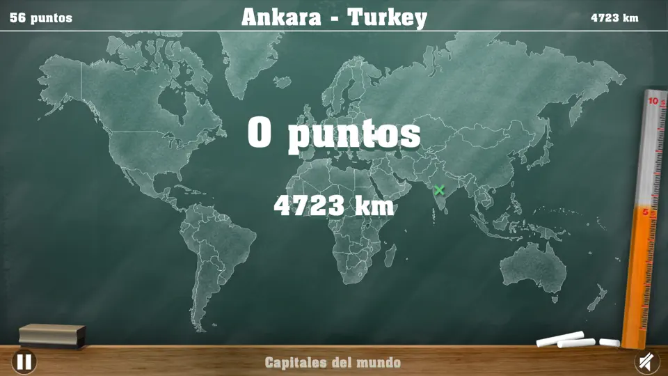 Captura de pantalla de Geomaster Plus en iPhone 5