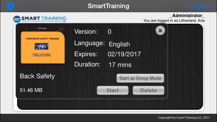 Smart Training!