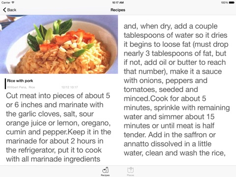 Cuban Recipes Rice & Restaurants HD screenshot 2