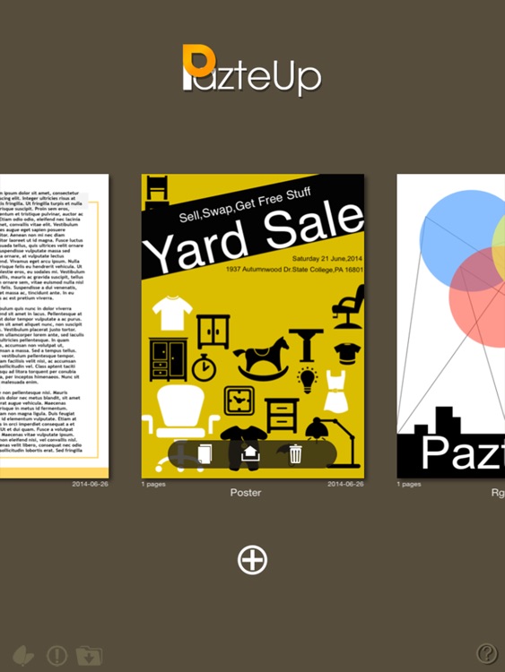 PazteUp - Layout Design, Create Flyer, Posters, Brochures, and Documents screenshot-0