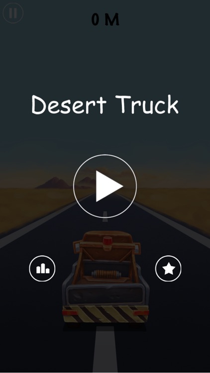 Desert truck-The endless road