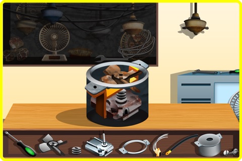 Fan Repair Shop – Little kids fix the electrical accessories in this mechanic game screenshot 4