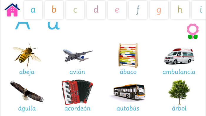 Libro de vocabulario alfabético para niños Diccionario alfabético para Jardín de infantes y preescolar