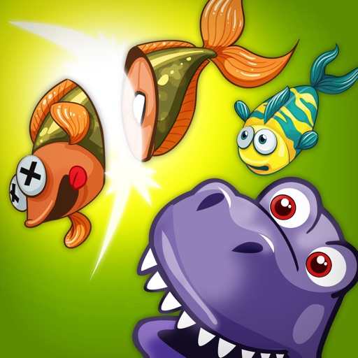 A Dinosaur Park Fish Frenzy FREE - Jurassic Pet Dino Zoo Fishing Game Icon