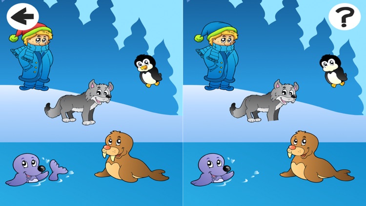 A Winter Game for Children: Learn and Play with Animals of the Far North screenshot-4