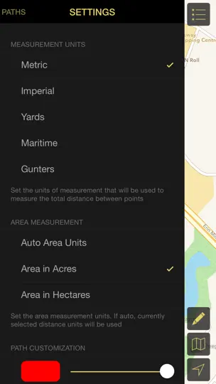 Map Calculator 2.0 - Measure Distance & Area, Map A Walk, Run Or Bike Ride iPhone Ekran Görüntüsü 5