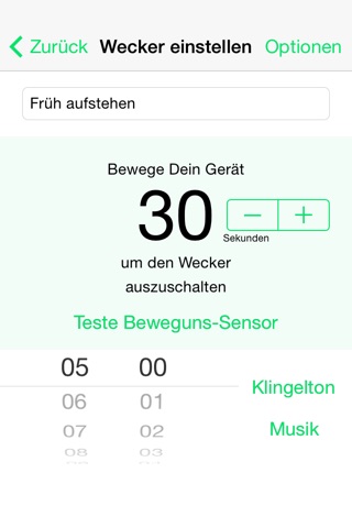 Motion Alarm Clock screenshot 4