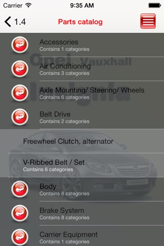 Запчасти Opel Insignia screenshot 3