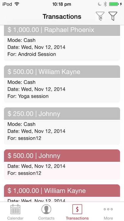 Track - Appointments, Fees, Contacts screenshot-4
