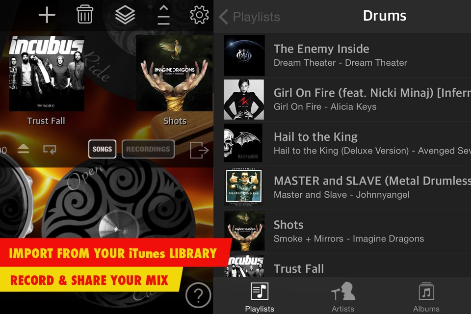 Drums XD FREE - Studio Quality Percussion Custom Built By You! - iPhone Version screenshot 2