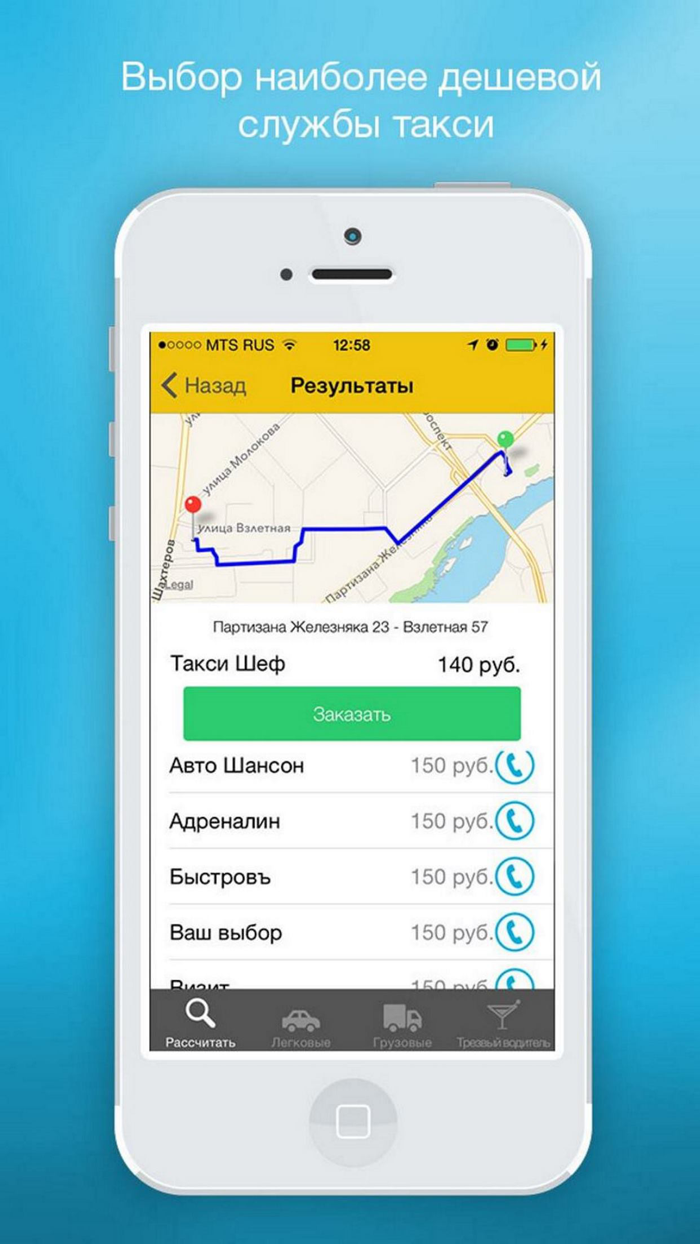 Все такси Красноярска