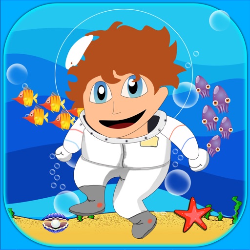 Deep Sea Challenge Free - Similar steps under a cute underwater world game Icon