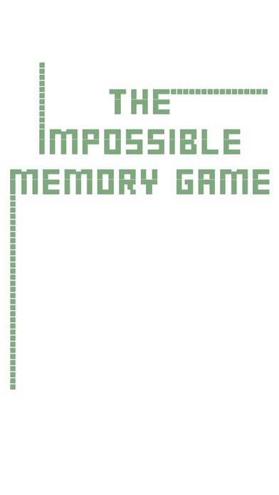 Screenshot #1 pour The Impossible Memory Game