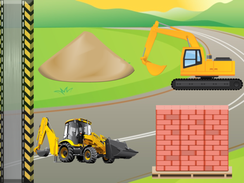 Screenshot #5 pour Pelleteuse Jeux pour enfants et les tout petits : découvrir le monde du bulldozer ! jeu avec excavatrice