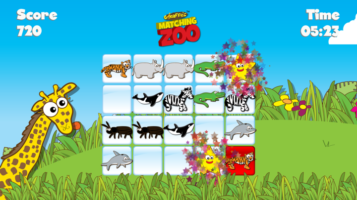 Screenshot #3 pour Giraffe's Matching Zoo TV