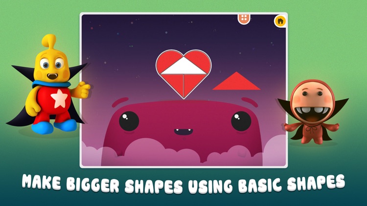 Monster Shapes Sorting Puzzle for Kids Halloween Theme FULL screenshot-3