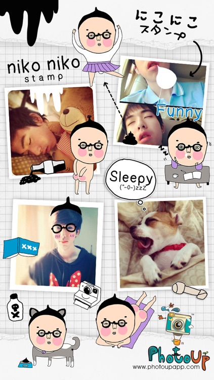 Niko Niko stamp by PhotoUp -  cute and funny doodle stamps