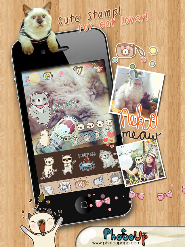 ‎RibbonCamera  by PhotoUp - Cute Stamps Frame Filter photo decoration app Screenshot