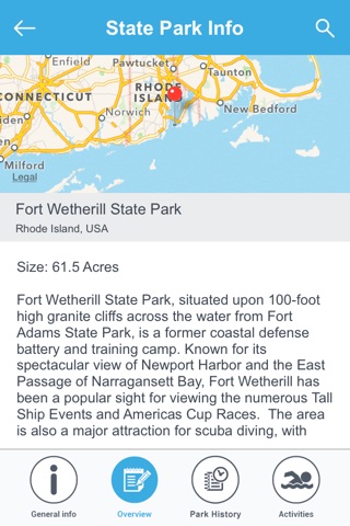 Rhode Island National Parks & State Parks screenshot 3