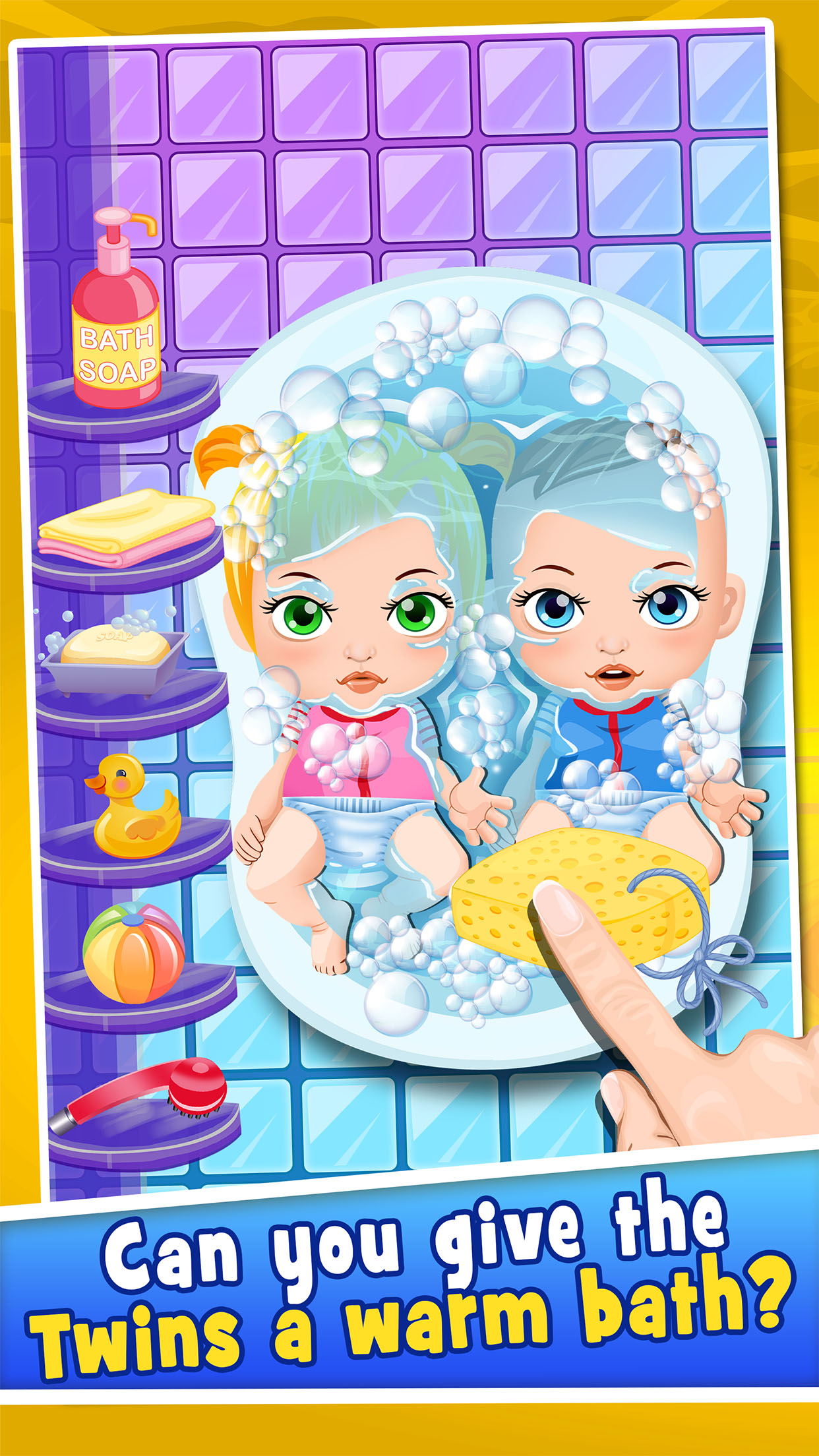 Mommy's Twins New Babies Doctor - my baby newborn mother spa salon game for kids