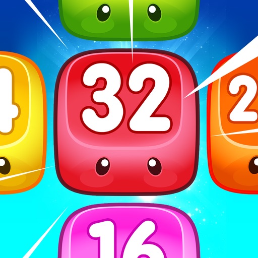 Jelly Block Numbers - Smart Swipe Matching Colorful Cubes Puzzle icon