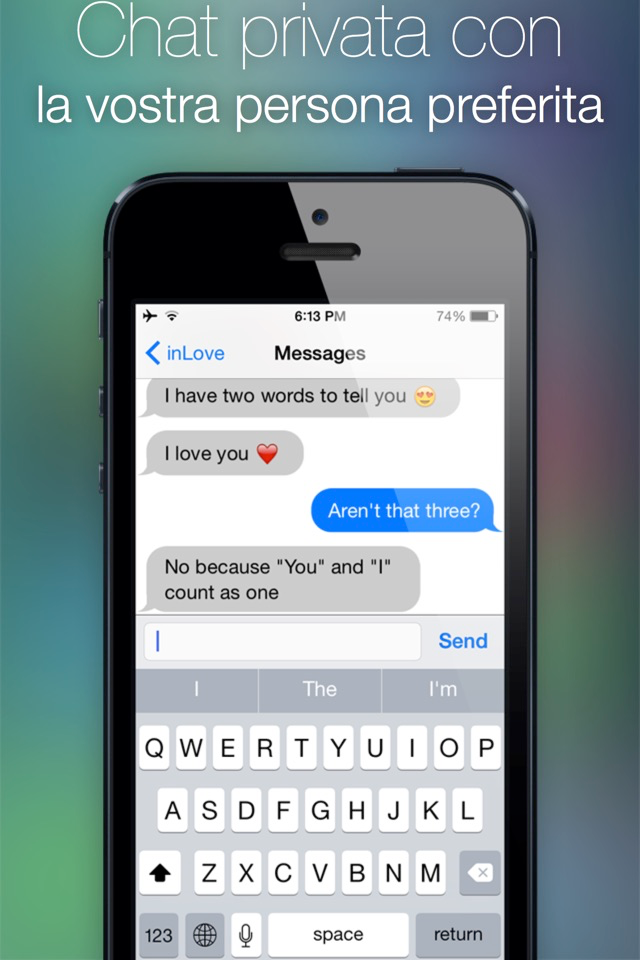 inLove - App per due conto alla rovescia dellevento diario chat privata appuntamento e flirt per coppie innamorate