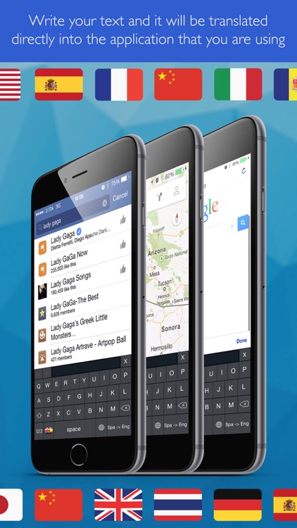 Keyboard Translator Pro ( your text translator to/from English, Spanish etc ... )