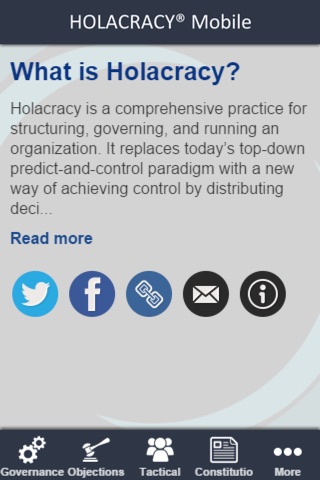 Holacracy Mobile screenshot 2