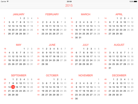 Screenshot #6 pour Semaines