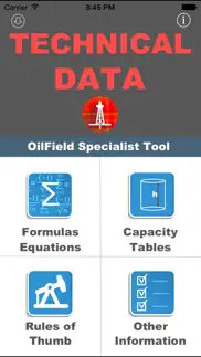 oilfield formulas for ihandy calc. iphone screenshot 1