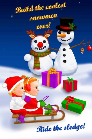 Sweet Baby Girl Christmas Fun and Snowman Gifts - Kids Game screenshot 2