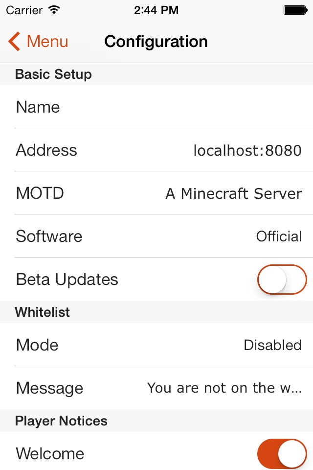 McMyAdmin Mobile for Minecraft Server Admins screenshot 3