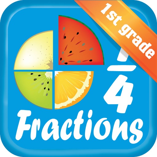 Grade 1 Math – Fraction icon