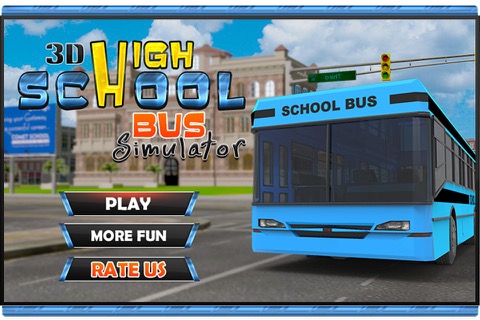 3Dハイスクールバスシミュレータ - バスドライバーと狂気の運転＆駐車シミュレーションアドベンチャーゲームのおすすめ画像1